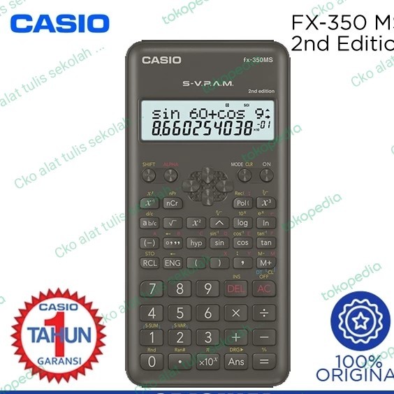 

calculator casio fx 350ms scientific