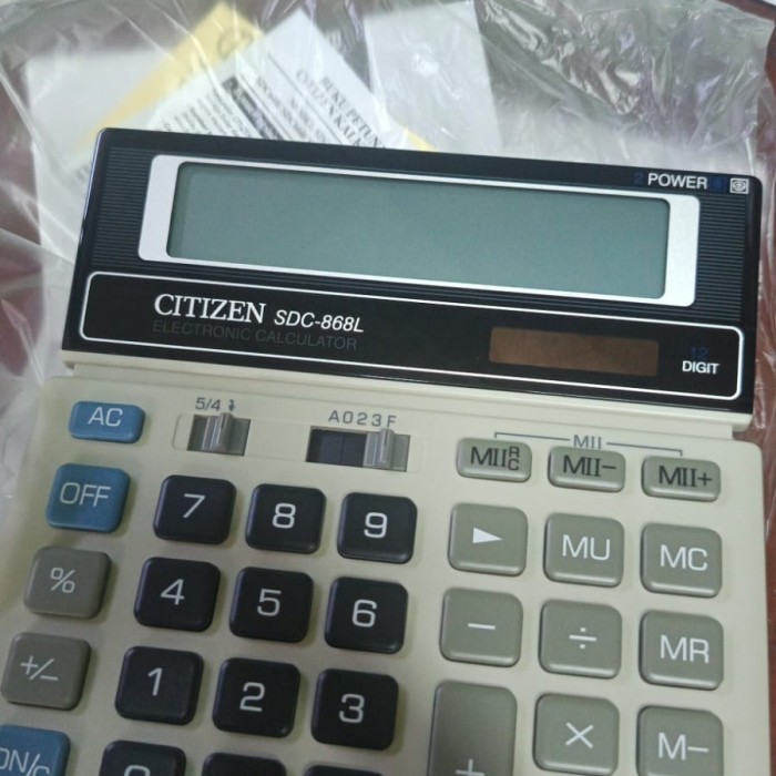 

Kalkulator Citizen SDC-868L Original
