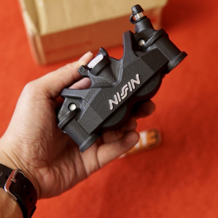 ORIGINAL  KALIPER RADIAL NISSIN TWIN AFFRICA + KAMPAS REM UNIVERSAL