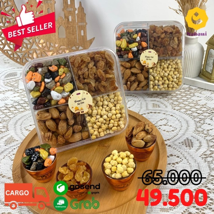 

Paket Kacang Mix 4In1 Mix Nuts Camilan Coklat Almond Pistachio Arab Gift From Hajj Umroh Oleh Oleh