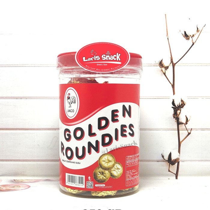 

Coklat Golden Roundies Toples / Cokelat Koin / Coklat Jago