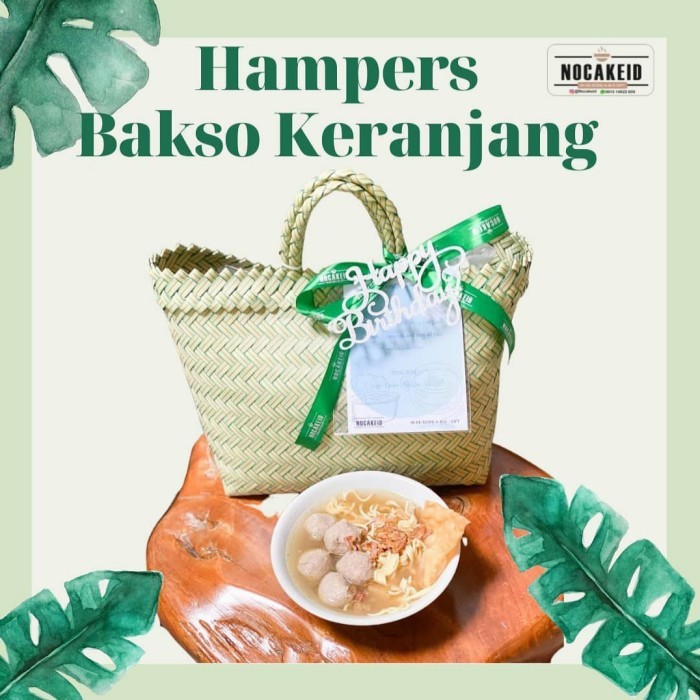 

Bakso Keranjang, Hadiah Ulang Tahun, Hampers, Bakso Dandang