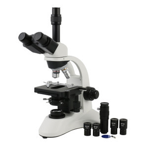 

LabTestKit Simul Focal 40X-1600X Professional Medical Clinic Lab Vet Trinocular Stereo Phase Compound Biological Microscope Brand New