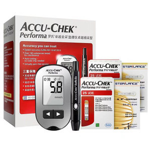 LabTestKit Accu Chek Blood Sugar Glucose meter Test Performa Glucose Test Strips Brand New