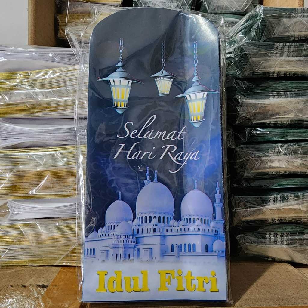 

100Pcs Dan 50Pcs Amplop Idul Fitri Karakter Ukuran Besar L 8X15Cm Amplop Ampau Lebaran Grosir 1 Pak