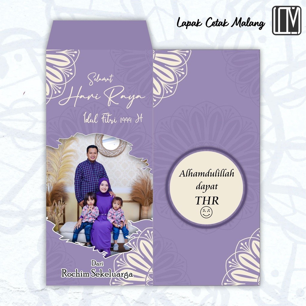 

Amplop Lebaran Besar Custom Foto 2025M 1446H