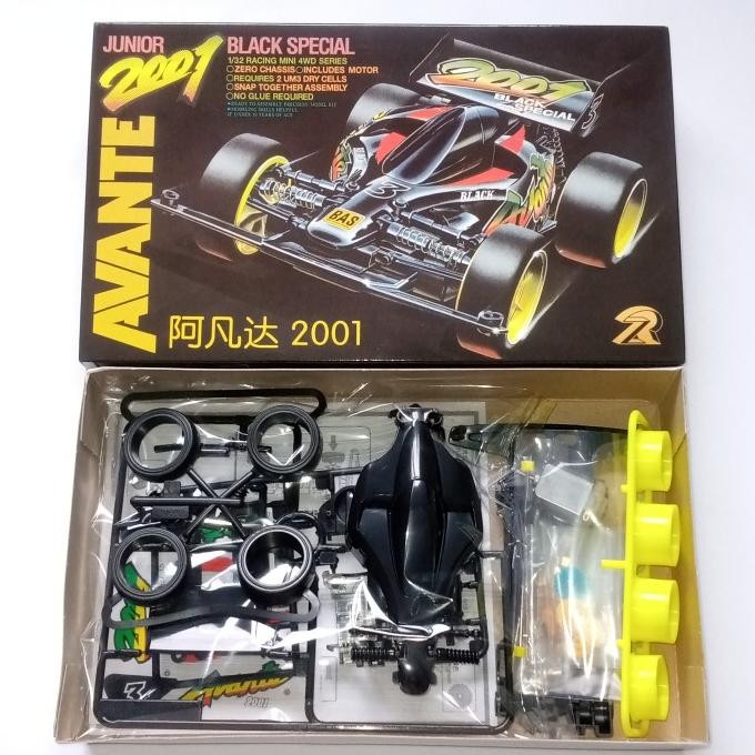 Promo Tamiya Mini 4WD Merk Ruize Avante 2001 Black Special COD