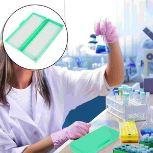 

LabTestKit Slide Box Laboratory Storage Caddy Microscope Storing Tool Supplies Plates Holder Glass Tray