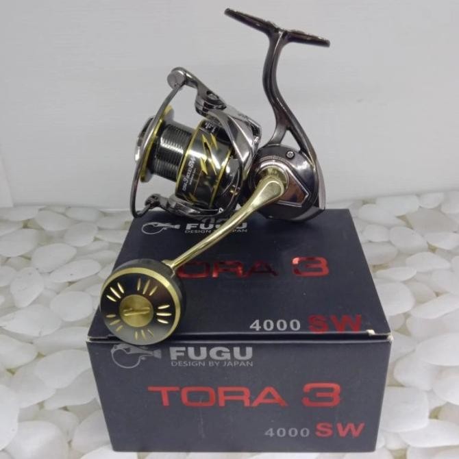 REEL SPINNING POWER HANDLE FUGU TORA 3 SW 1000-6000 METAL BODY SALT WATER SALE