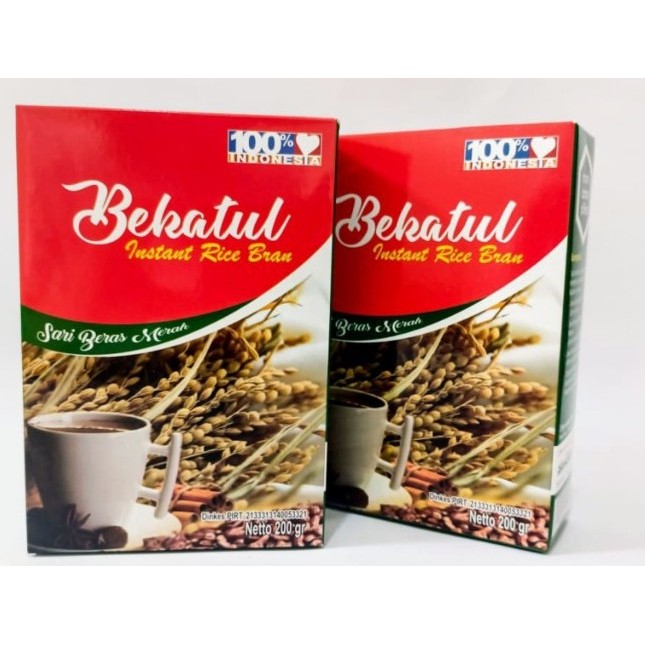 

Bekatul Instan Sari Beras Merah 200 gr