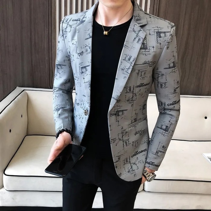 AppleDezign Men Blazer 2025 Spring Fashion High-quality Men Korean Version of The