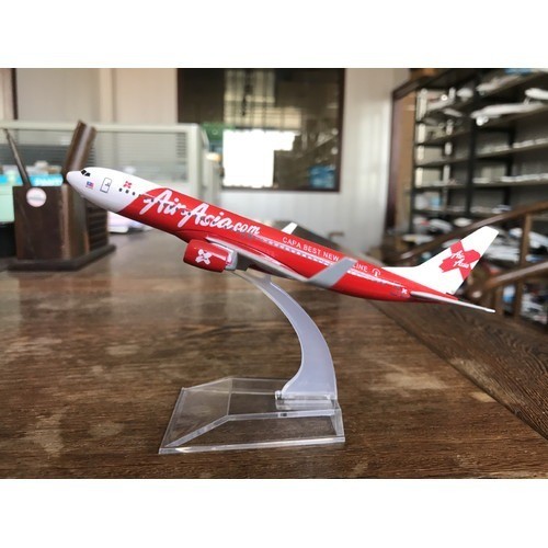 Best seller ~`~ Pajangan Miniatur Diecast Pesawat Air Asia.com ~~~