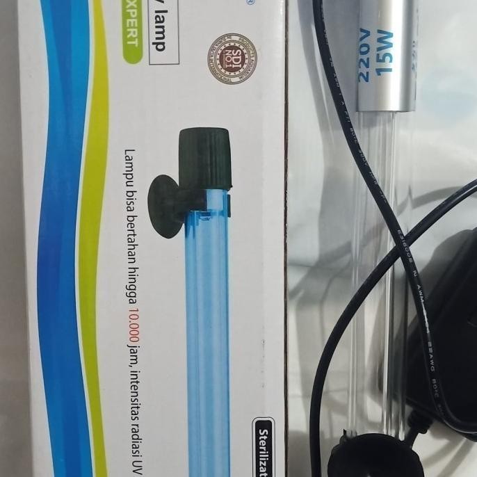AQUARIUM LAMPU UV TAKARI 15 WATT BASMI ALGA ORIGINAL DAN TERPERCAYA