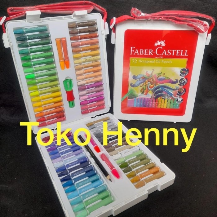 

Crayon Oil Pastels Faber Castell isi 72 warna