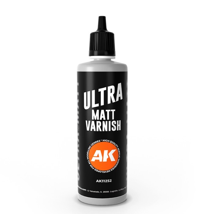

AK 11252 Ultra Matt Varnish 100ML - Topcoat Acrylic Paint