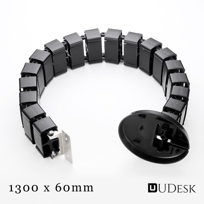 

Cable Chain Protector and Management Sit Standing Electric Desk- UDesk