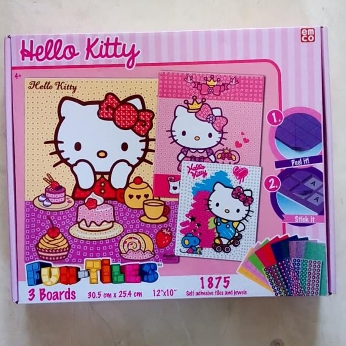 

Promo hello kitty diy board fun tiles and jewels COD