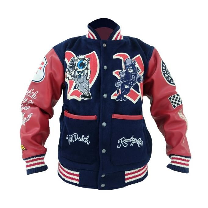 VON DUTCH X RAWTYPE JACKET VARSITY STOK TERBATAS