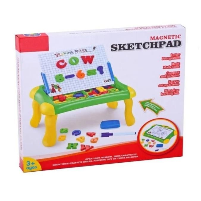 

Promo Papan tulis anak magnet spidol abc COD