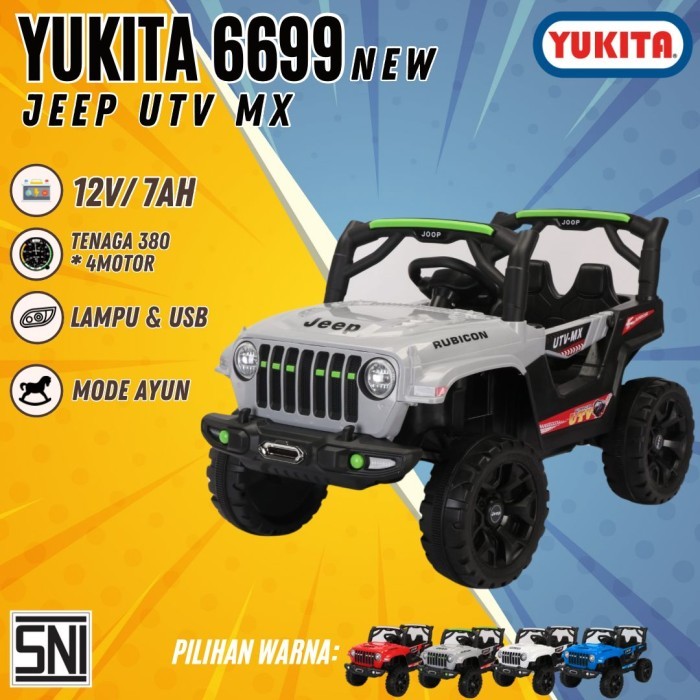 Mainan Anak Mobil Aki Jeep UTV-MX - YUKITA 6699