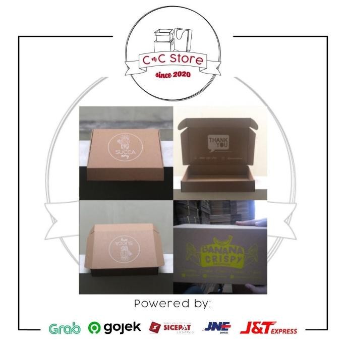 Sale Kardus Box Karton Custom Polos Atau Logo Pre Order