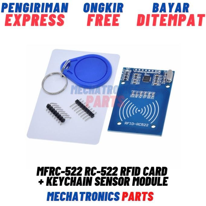 Terlaris MFRC-522 RC-522 RFID MODULE CARD FOR E-KTP KEYCHAIN SENSOR KTP-EL TAG SALE
