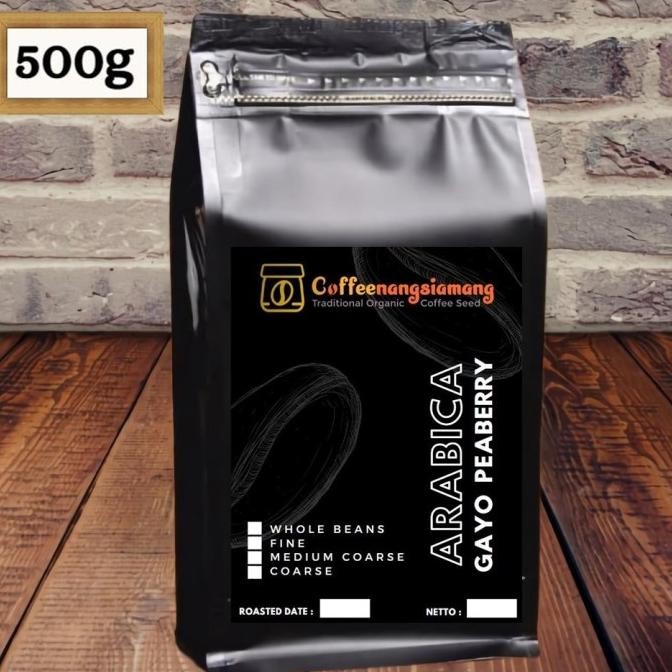 

All New Kopi Arabika Gayo Peaberry 500G Premium - (Bijigiling)