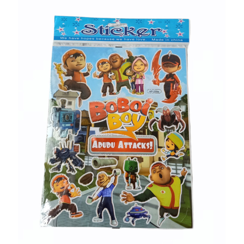 

Super Murah! Mainan Edukasi Stiker STICKER BOBOI BOY Low Price