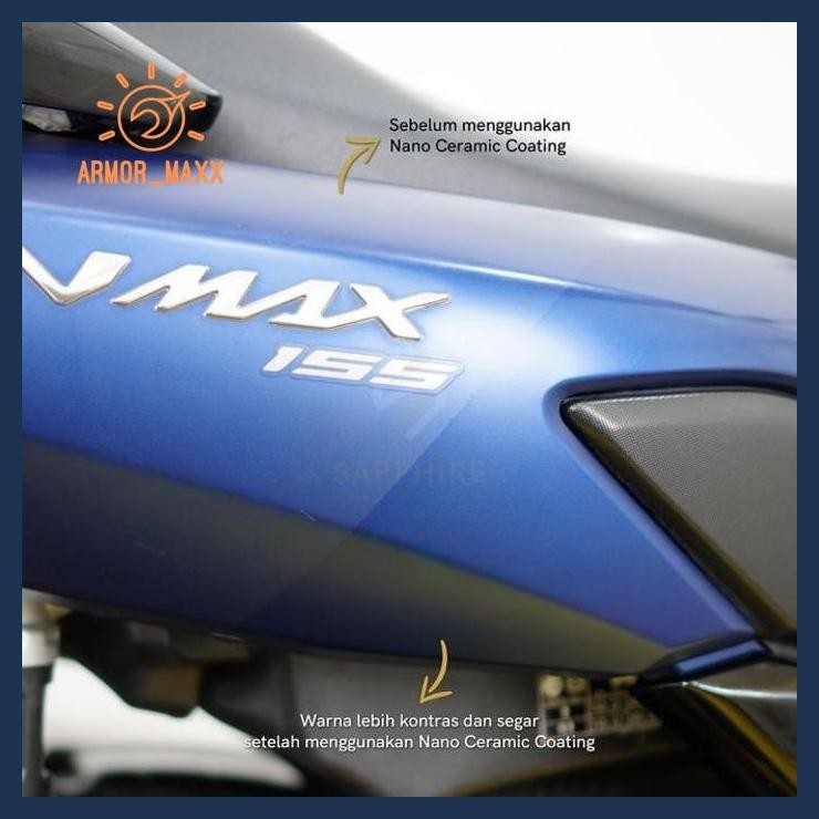 Motorcycle Nano Ceramic Coating | Sapphire Coating Body Motor Doff & Glossy Pengkilap