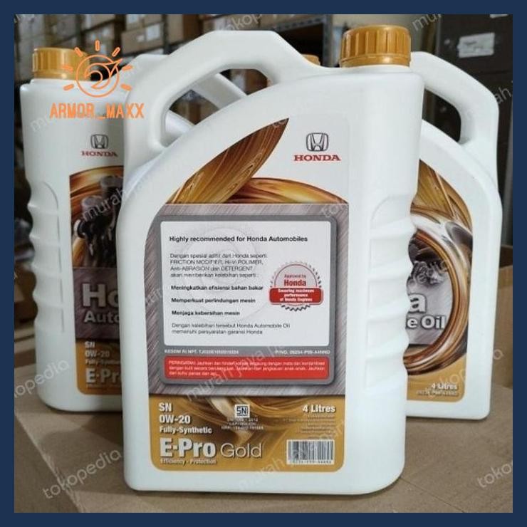 Oli Mesin Mobil Honda Epro Gold Genuine