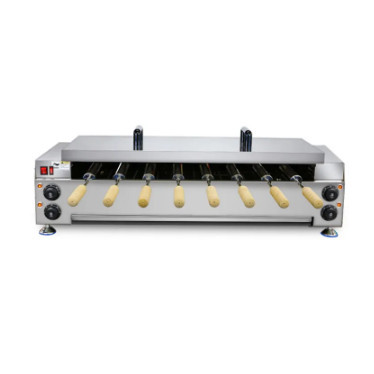 Mesin donat merek Jerman rol pemanggang roti, mesin pemanggang roti