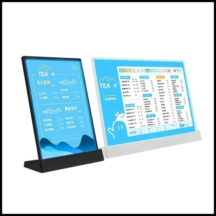 

Stand Menu Led Lampu Menu Board Akrilik Display Led Menu Display