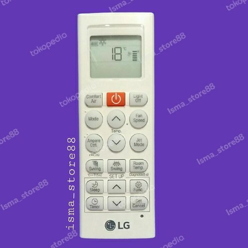 REMOT AC LG DUAL INVERTER/LG SMART SERIES AKB ORIGINAL ASLI
