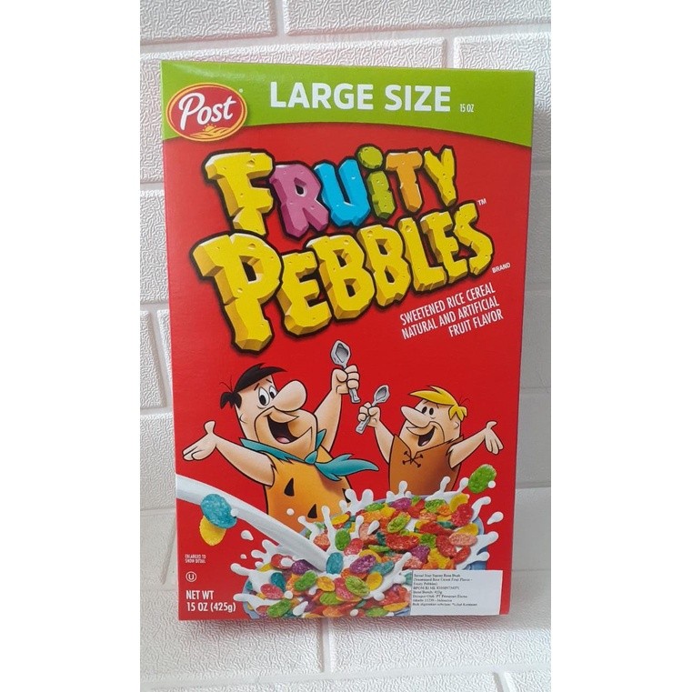 

Pot Fruity Pebble Cereal 15 Oz 425 Gram
