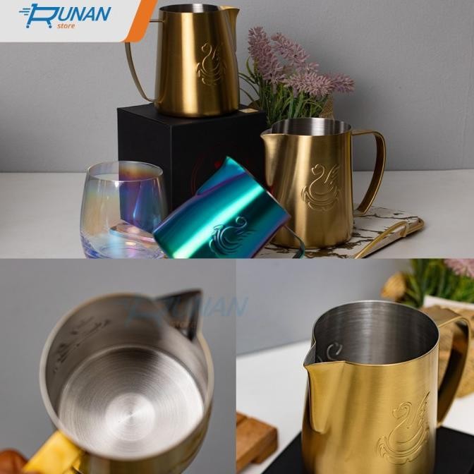 MILK JUG SHARP SPOUT 600ML NOT JIBBI JUG - MILK JUG LATTE ART BARISTA