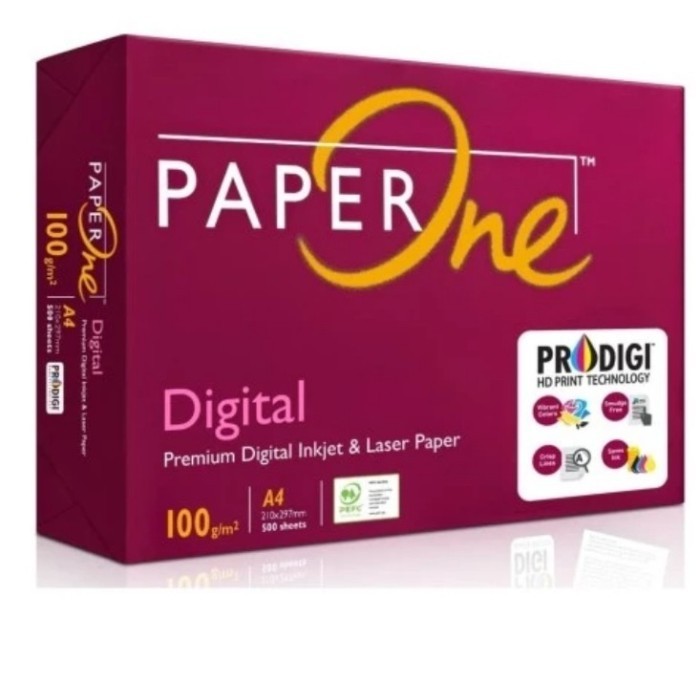 

Kertas Hvs A4 Paperone 100 Gram