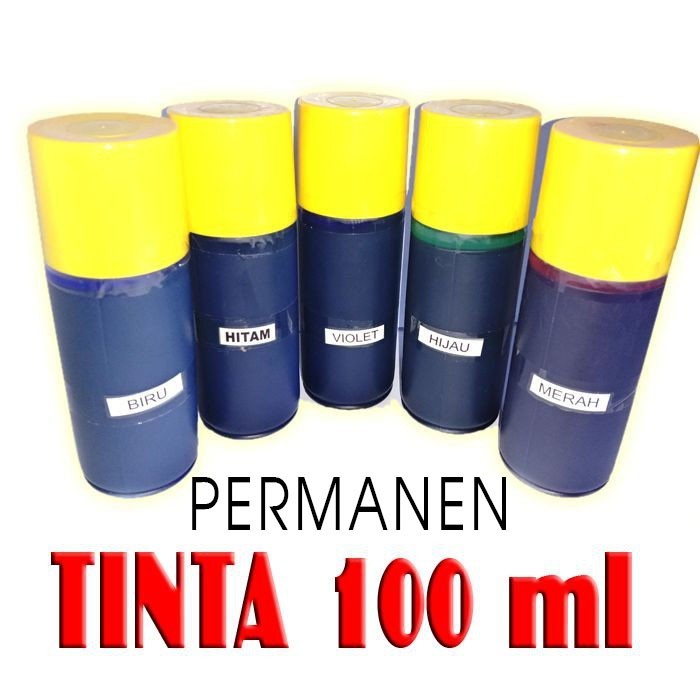 

Tinta Permanent Untuk Stempel Flash Otomatis, Media Plastik, Sterofoam