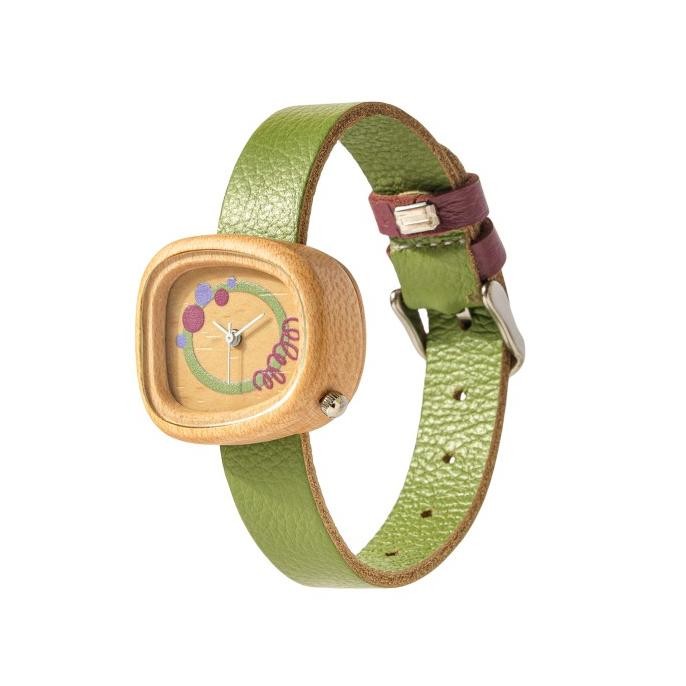 Woodka Perky Kelir Maple Collection | Jam Tangan Kayu | Jam Tangan Wanita Analog