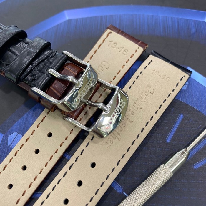 BISA E-KATALOG Tali/strap jam tangan Kulit Seiko 18mm/20mm/22mm