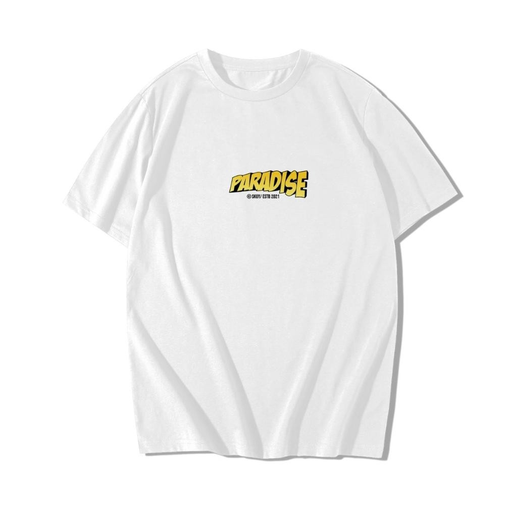 Promo Kaos Skuy Paradise Remaja Dan Dewasa Putih Unisex Kaos Kaos Pria Kaos Distro