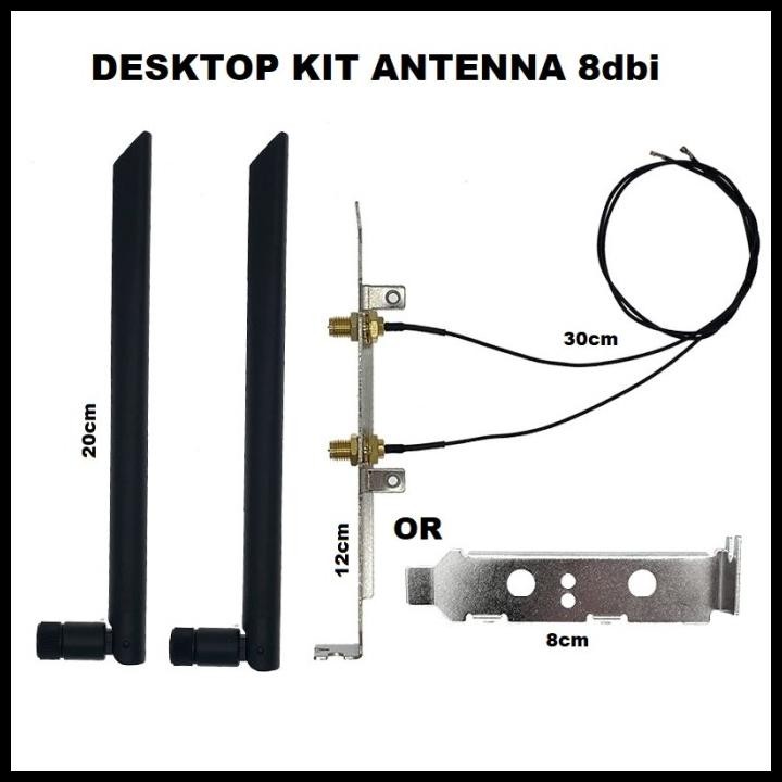 Promo Antenna Ax200 Ax210 Ax201 9560 M2 Mhf4 Ipex4 Wifi Dual Antena Ngff Good Quality