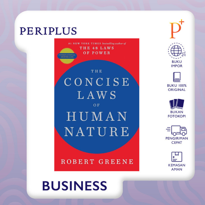 Tebaru The Concise Laws of Human Nature - 9781788161565 Berkualitas