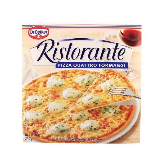 

DR.OETKER PIZZA QUATRO FORMAGGI 340GR ORIGINAL DAN TERPERCAYA