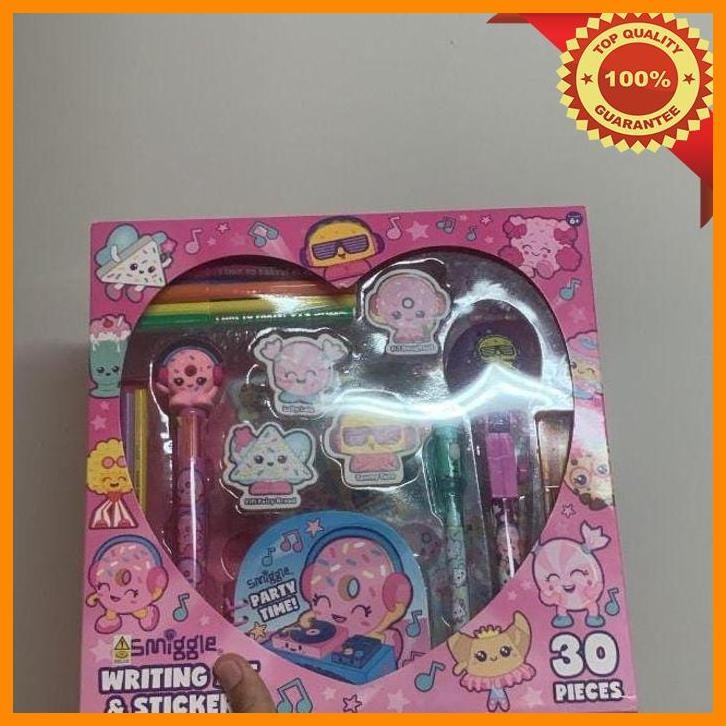 

(SHIN) SMIGGLE WRITING SET AND STICKER NEW ORI 30 PIECES SPIDOL NOTES