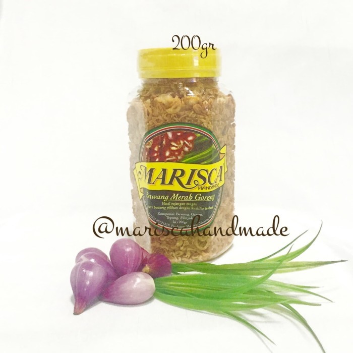 

BAWANG MERAH GORENG MARISCA HANDMADE TOPLES MEDIUM 200GRAM