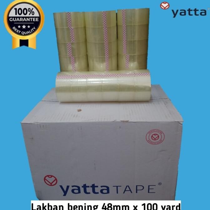 

LAKBAN YATTA TAPE/MERAH/BENING 100 YARD (SLOP @ 6 ROLL) ASLI