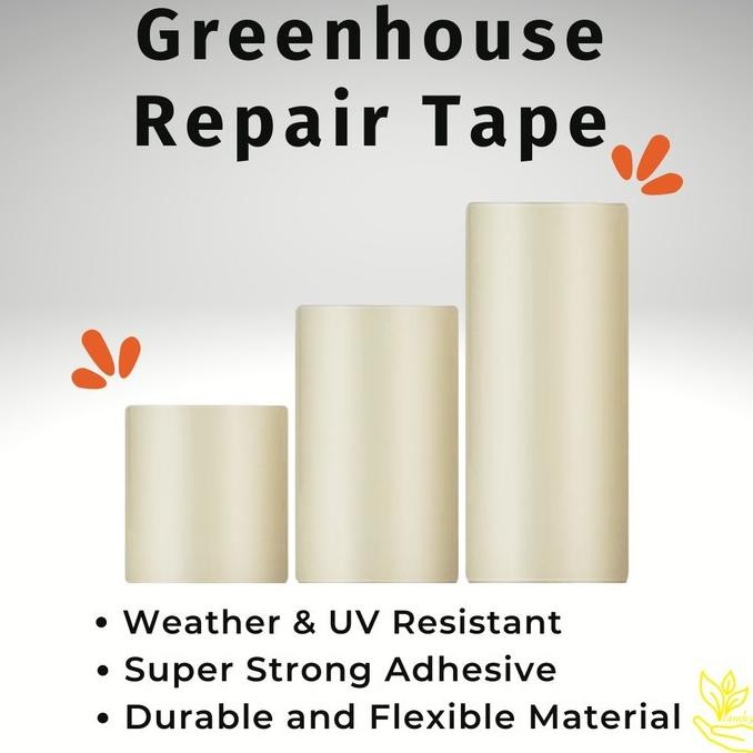

LAKBAN PLASTIK UV GREENHOUSE REPAIR TAPE 20CMX10M ASLI