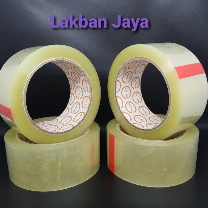 

LAKBAN BENING DAN COKLAT 2" -90 YARD- KHUSUS GOJEK DAN GRAB ASLI