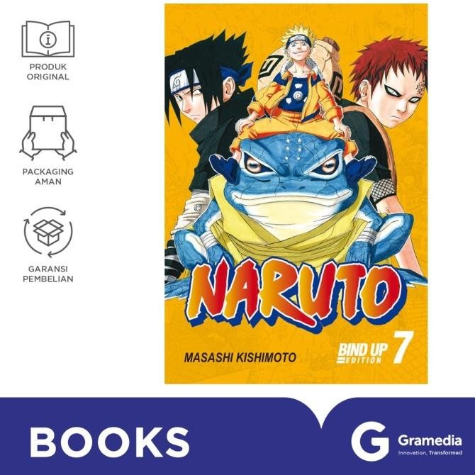 

New Gramedia Komik Naruto Bind Up Edition 07 (Masashi Kishimoto)