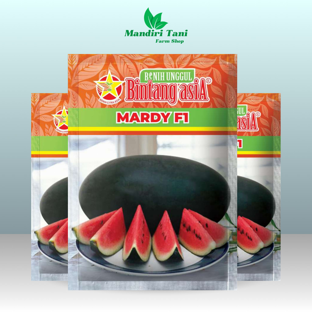 Benih Semangka berbiji Mardy kemasan 20 gr (semangka inul)